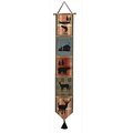 Manual Woodworkers & Weavers Manual Woodworkers and Weavers TBPBLD Bear Lodge Woven Tapestry Bell Pull Vertical 6.75 X 41 in. TBPBLD